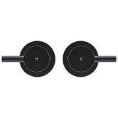 Meir Round Quarter Turn Wall Tap Assemblies