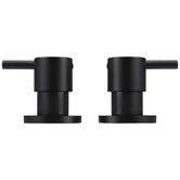 Meir Round Quarter Turn Wall Tap Assemblies