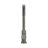 Meir Round Kitchen Sink Mixer With Square Gooseneck