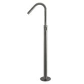 Meir Floor Mounted Bath Spout &amp; Hand-Held Shower