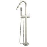 Meir Floor Mounted Bath Spout &amp; Hand-Held Shower
