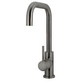 Meir Round Kitchen Sink Mixer With Square Gooseneck