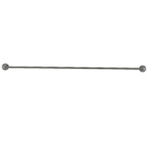 Meir Round 900mm Single Brass Towel Rail
