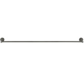 Meir Round 900mm Single Brass Towel Rail