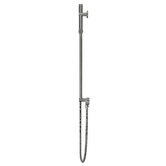 Meir Round Single Function Hand-Held Shower on Rail
