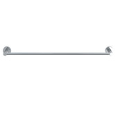 Meir Round 600mm Single Brass Towel Rail