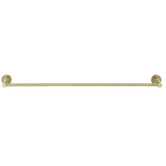 Meir Round 600mm Single Brass Towel Rail