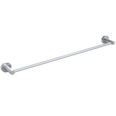 Meir Round 600mm Single Brass Towel Rail