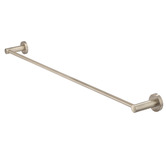 Meir Round 600mm Single Brass Towel Rail