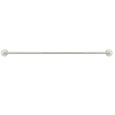 Meir Round 600mm Single Brass Towel Rail