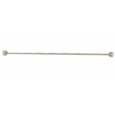 Meir Round 600mm Single Brass Towel Rail