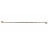 Meir Round 600mm Single Brass Towel Rail