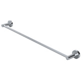Meir Round 600mm Single Brass Towel Rail