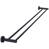 Meir Round 900mm Double Brass Towel Rail
