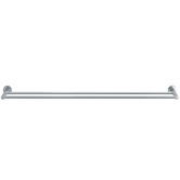 Meir Round 900mm Double Brass Towel Rail