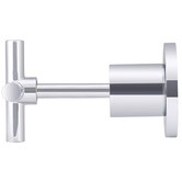 Meir 2 Piece Cross Handle Wall Top Assembly Set