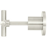 Meir 2 Piece Cross Handle Wall Top Assembly Set