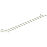 Meir Round 900mm Double Brass Towel Rail