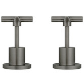 Meir 2 Piece Cross Handle Wall Top Assemblies