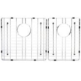 Meir Lavello 2 Piece Stainless Steel Sink Grid Set