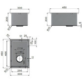 Meir Lavello 300mm Single Stainless Steel Kitchen Sink