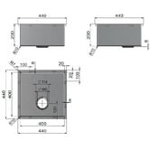 Meir Lavello 440mm Single Stainless Steel Kitchen Sink