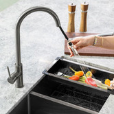 Meir Lavello 430mm Stainless Steel Sink Colander