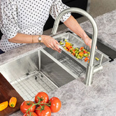 Meir Lavello 430mm Stainless Steel Sink Colander