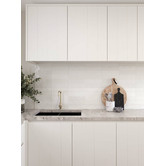Meir Round Kitchen Sink Mixer With Square Gooseneck