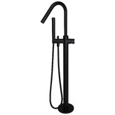 Meir Floor Mounted Bath Mixer with Hand-Held Shower