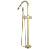 Meir Floor Mounted Bath Mixer with Hand-Held Shower