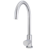 Meir Round Gooseneck Brass Sink Mixer