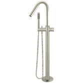 Meir Floor Mounted Bath Mixer with Hand-Held Shower