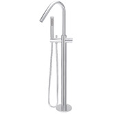 Meir Floor Mounted Bath Mixer with Hand-Held Shower
