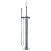 Meir Floor Mounted Bath Mixer with Hand-Held Shower