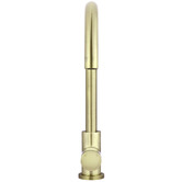 Meir Round Gooseneck Brass Sink Mixer