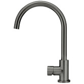 Meir Round Gooseneck Brass Sink Mixer