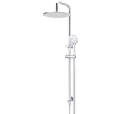Meir Round 3 Function Twin Shower With Square Gooseneck