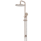 Meir Round 3 Function Twin Shower With Square Gooseneck
