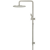 Meir Round 3 Function Twin Shower With Square Gooseneck
