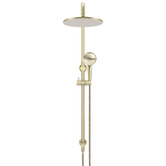 Meir Round 3 Function Twin Shower With Square Gooseneck