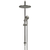 Meir Round 3 Function Twin Shower With Square Gooseneck