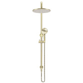 Meir Round 3 Function Twin Shower With Square Gooseneck