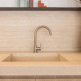 Meir Round Gooseneck Sink Mixer