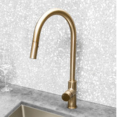 Meir Piccola Brass Pull-Out Sink Mixer