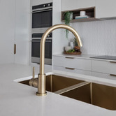 Meir Round Swivel Kitchen Sink Mixer