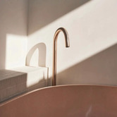 Meir Curved Freestanding Bath Spout