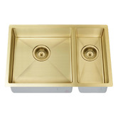 Meir Lavello 670mm Double Stainless Steel Kitchen Sink