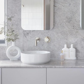 Meir Curved 210mm Bath Spout