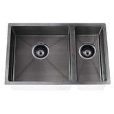 Meir Lavello 670mm Double Stainless Steel Kitchen Sink